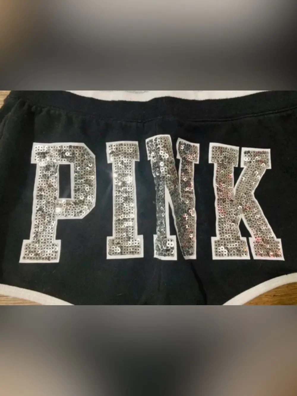 PINK Victoria's Secret Bling shorts Large